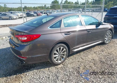 2017 Hyundai Sonata Sport z USA, uszkodzony, nr VIN 5NPE34AF2HH487482